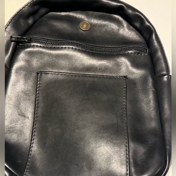 High End Branson Bennett Supple Leather Women’s Small Backpack MINTY - Picture 4 of 11